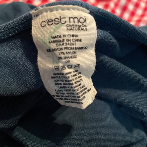 C’est Moi women’s bamboo bodysuit - Picture 5 of 5